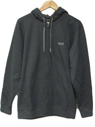 Moletom Masculino Vans Core Basic Zip - Chumbo Mesclado