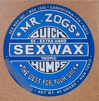 Parafina para Prancha de Surf Sex Wax Tropical Extra Hard - Azul 