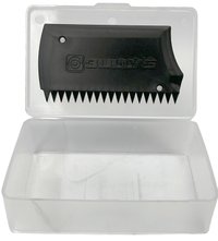 Porta Parafina BULLYS Leitoso com Raspador de Superficie da Prancha de Surf - Preto