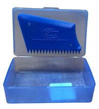 Porta Parafina Com Raspador de Superficie da Prancha de Surf SDA - Azul