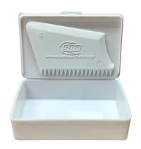 Porta Parafina Com Raspador de Superficie da Prancha de Surf SDA - Branco