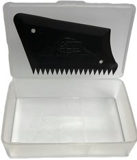 Porta Parafina SDA com Raspador de Superficie da Prancha de Surf - Transparente