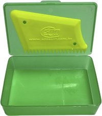 Porta Parafina SDA com Raspador de Superficie da Prancha de Surf - Verde