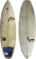 Prancha de Surf Rusty 5.8 Usada The Neil - Branco