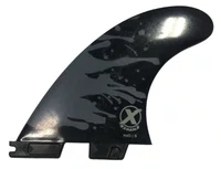 Quilha Expans Encaixe FCS H20 5 - Preto/Cinza