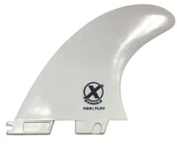 Quilha Expans Encaixe FCS II Flex Medium - Branco/Preto