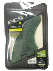 Quilha FCS II Carver Media Neo Glass - Verde/Preto