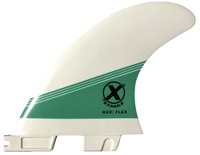 Quilha para Prancha de Surf Expans H2o Flex (3 quilhas) com Chave  - Branco/Verde