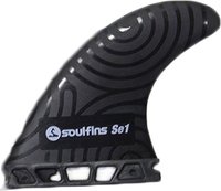 Quilha para Prancha de Surf Soulfins SE1 Future - Preto