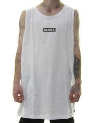 Regata Blinca Logo Chest Estampada - Branco