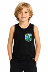 Regata Infantil Juicy Conexões - Cinza Mesclado