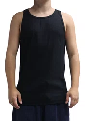 Regata Masculina Blinca Canelada - Preto