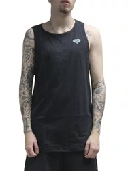 Regata Masculina Diamond Brilliant Estampada - Preto