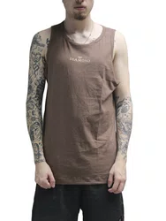 Regata Masculina Diamond Classic Estampada - Marrom