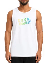 Regata Masculina Grow Pop - Branco