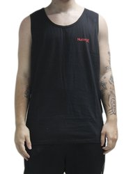 Regata Masculina Hurley Puff - Preto