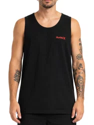 Regata Masculina Hurley Puff - Preto