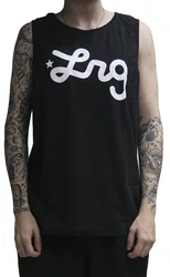 Regata Masculina LRG Especial Western Cursive Tank Estampada - Preto