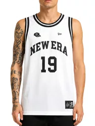 Regata Masculina New Era Core - Branco/Preto