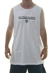 Regata Masculina New Era Raiders - Branco