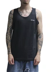 Regata Masculina RC Brand Icon Estampada - Preto Estonado