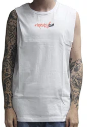 Regata Masculina RC Script Muscle Signature Estampada - Branco