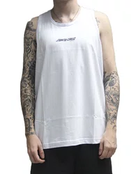 Regata Masculina Santa Cruz Classic Strip Estampada - Branco