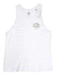 Regata Masculina South To South Salty - Branco