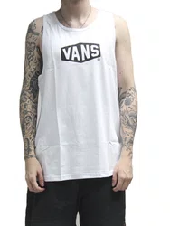Regata Masculina Vans Hex Tank Estampada - Branco