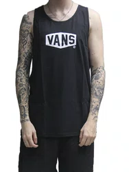 Regata Masculina Vans Hex Tank Estampada - Preto
