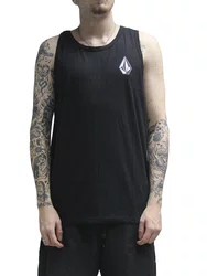 Regata Masculina Volcom Iconic Estampada - Preto