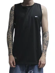 Regata Masculina Wats Vies Estampada - Preto