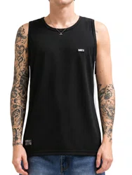 Regata Masculina Wats Vies Estampada - Preto