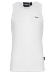 Regata Unissex Canelada Baw Underwear - Branco