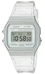 Relógio Casio Standard F-91WS-7DF - Transparente