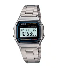 Relógio Unissex Casio Digital Esportivo A158WA-1DF - Prata