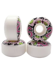 Roda 62 Zombie Modelo 002 54mm 102A - Preto/Rosa