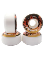 Roda 62 Zombie Modelo 004 54mm 102A - Preto/laranja