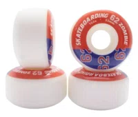 Roda 62 Zombie Modelo 005 53MM 102A - Vermelho/Azul