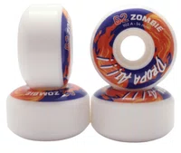 Roda 62 Zombie Modelo 015 54MM 102A - Azul/Vermelho