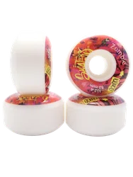 Roda 62 Zombie Modelo 017 53mm 102A - Amarelo/Rosa