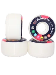 Roda 62 Zombie Modelo 018 53mm 102A -Marinho/Rosa