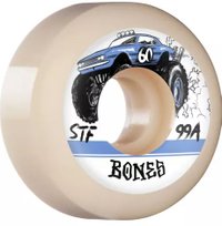 Roda Bones Big Rigs Street Tech - Branco/Cinza