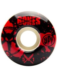 Roda Bones Crime Scene 51MM V1 - Preto/Vermelho