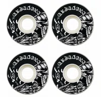 Roda Drop Dead SHR Style 56MM 104A - Branco/Preto