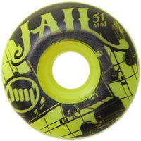 Roda Jail Natural 51mm - Amarelo