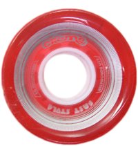 Roda Long Mini Cruiser 60 X 45MM - Vermelho Translucida