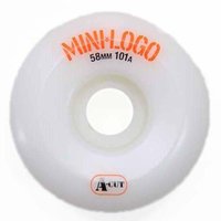 Roda Mini Logo 58mm - Branco 