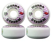 Roda Moska 55MM Rock - Branco