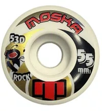 Roda Moska Rock 55MM - Branco